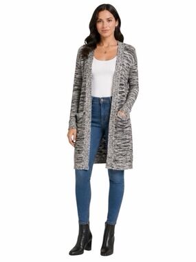 Express Knit Longline Open Front Cardigan Sweater‎